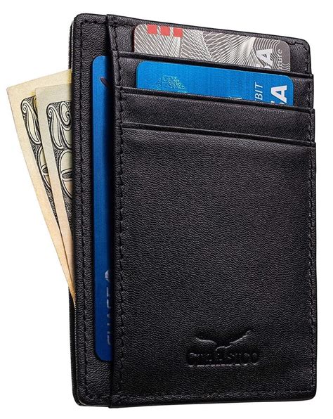 rfid credit card holder slim|rfid genuine leather card holder.